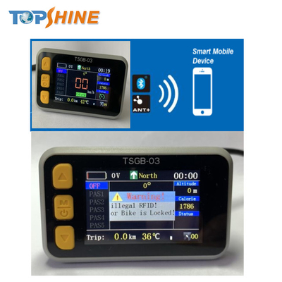 General Protocol Elektrofahrrad-Geschwindigkeitsmesser GPS-LCD-Display mit Bluetooth-RFID-System