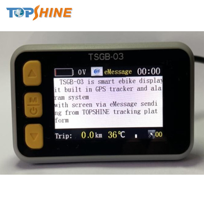 Mini wasserdichtes buntes Ebike GPS-Tracking-Gerät LCD-Display mit Temperaturerkennung