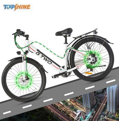 Damen-elektrisches Stadt-Fahrrad 500W 48V mit entfernbare Lithium-Batterie GPS-Stereosprecher
