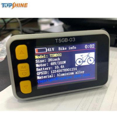 4G Buntes LCD-Display E-Bike GPS-Fahrzeug-Trackerr mit Smart Rider Identifizieren