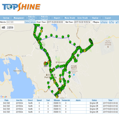 Verbessertes Supply Chain Management GPS-Tracker mit optionale Fahrer-Identifizierung und kostenlose Tracking-Software