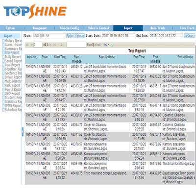 Verbessertes Supply Chain Management GPS-Tracker mit optionale Fahrer-Identifizierung und kostenlose Tracking-Software